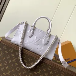  M15192 OnTheGo East West Tote Bag - Monogram Empreinte Leather (Purple) with Microchip #B60510