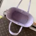 Louis Vuitton M25656 Neverfull Bandoulière Inside Out BB Tote Bag - Purple Monogram Canvas & Leather with Microchip #B60511