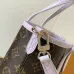 Louis Vuitton M25656 Neverfull Bandoulière Inside Out BB Tote Bag - Purple Monogram Canvas & Leather with Microchip #B60511