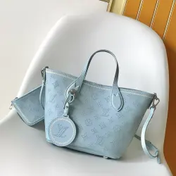  M27599 Mahina Blossom Perforated Leather Mini Tote Shoulder Crossbody Handbag #B65992