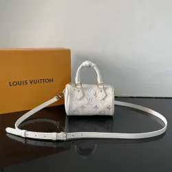 Louis Vuitton Mini Speedy Bag With Colorful Monogram Print And Adjustable Strap size:16×10×7cm #B54272