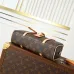 Louis Vuitton Monogram Canvas Cylinder Bag - Luxury Top-Handle Handbag with Gold-Tone Lock & Signature Hardware M47031 #B58339