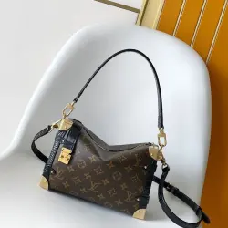  N30010 Getaway Side Trunk Croc Trim Monogram Shoulder Crossbody Handbag #B65984