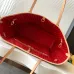 Louis Vuitton Neverfull Bandoulière Inside Out Medium Handbag With Chip Red #B54861