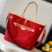 Louis Vuitton Neverfull Bandoulière Inside Out Medium Handbag With Chip Red #B54861