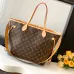 Louis Vuitton Neverfull Bandoulière Inside Out Medium Handbag Yellow #B54860