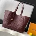 Louis Vuitton Neverfull MM Tote Bag (2 Colors) – Black/Burgundy Monogram Empreinte Leather with Gold-Tone Lock #B59169