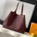 Louis Vuitton Neverfull MM Tote Bag (2 Colors) – Black/Burgundy Monogram Empreinte Leather with Gold-Tone Lock #B59169