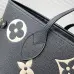 Louis Vuitton Neverfull medium shopping bag Handbag With Chip Black #B54854