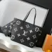 Louis Vuitton Neverfull medium shopping bag Handbag With Chip Black #B54854