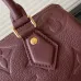 Louis Vuitton Speedy Bandoulière 20 – Burgundy Monogram Empreinte Leather with Gold-Tone Lock & Chain Strap #B59166