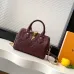 Louis Vuitton Speedy Bandoulière 20 – Burgundy Monogram Empreinte Leather with Gold-Tone Lock & Chain Strap #B59166