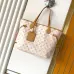 Louis Vuitton White Gradient Neverfull MM Monogram Blossoms Tote #B67331