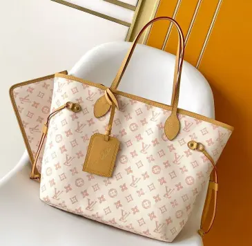 Brand L White Gradient Neverfull MM Monogram Blossoms Tote #B67331 Brand L White Gradient Neverfull MM Monogram Blossoms Tote #B67331