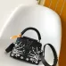 Louis Vuitton Women's Black Grained Leather Handbag with Crystal Embellishments & Signature LV Logo M25934 #B57300