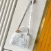 Louis Vuitton Women's White Grained Leather Handbag with Crystal Embellishments & Signature LV Logo M25934 #B57299