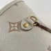 Authentic Louis Vuitton White Monogram Empreinte Neverfull MM Tote Bag M14285 #B55990