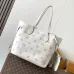 Authentic Louis Vuitton White Monogram Empreinte Neverfull MM Tote Bag M14285 #B55990