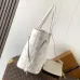 Authentic Louis Vuitton White Monogram Empreinte Neverfull MM Tote Bag M14285 #B55990