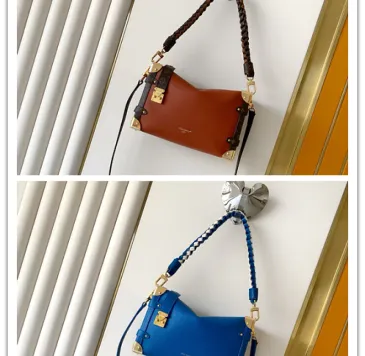 LV Side Trunk Monogram Leather Shoulder Bag 23.5×16×8.5cm #B65063