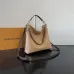 Louis Vuitton Coussin Hobo Bag – Beige Grained Leather with Two-Tone Chain & Monogram Strap #B59167