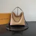 Louis Vuitton Coussin Hobo Bag – Beige Grained Leather with Two-Tone Chain & Monogram Strap #B59167
