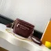 Louis Vuitton Coussin PM Crossbody Bag – Burgundy Monogram Empreinte Leather with Gold-Tone Hardware #B59165