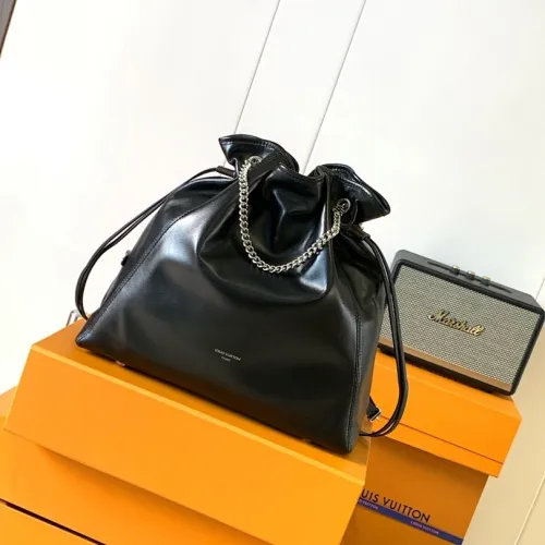 Louis Vuitton M25545 Off Duty Medium Sheepskin Drawstring Bag 24 x 11.5 x 33cm #B61864