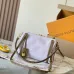 Louis Vuitton M27275 Express Mini Hobo Bag Pastel Purple Calfskin Monogram Trim Crossbody Handbag #B65982