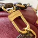 Louis Vuitton M27689 Express Medium Hobo Bag Burgundy Calfskin Monogram Trim Shoulder Handbag #B65981