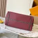 Louis Vuitton M27689 Express Medium Hobo Bag Burgundy Calfskin Monogram Trim Shoulder Handbag #B65981