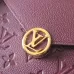 Louis Vuitton Mylockme Chain Wallet (3 Colors) – Burgundy/Black/Light Gray Monogram Empreinte Leather with Signature LV Lock #B59171