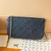 Louis Vuitton Pochette Metis Crossbody Bag – Iridescent Navy Monogram Empreinte Leather (Silver-Tone Chain Strap) #B58778