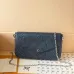 Louis Vuitton Pochette Metis Crossbody Bag – Iridescent Navy Monogram Empreinte Leather (Silver-Tone Chain Strap) #B58778