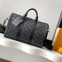 Louis Vuitton Shoulder bag Keepall Bandoulière 35 with Chip #B54850