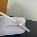 Louis Vuitton White Embossed Monogram Crossbody Bag With Chain Strap And Adjustable Belt size:23×12×4cm #B54276