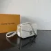 Louis Vuitton White Multicolor Monogram Crossbody Bag With Gold Lock And Chain Strap size:21×13×6cm #B54275