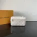 Louis Vuitton White Multicolor Monogram Crossbody Bag With Gold Lock And Chain Strap size:21×13×6cm #B54275