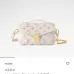 Louis Vuitton White Multicolor Monogram Crossbody Bag With Gold Lock And Chain Strap size:21×13×6cm #B54275