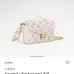 Louis Vuitton White Multicolor Monogram Crossbody Bag With Gold Lock And Chain Strap size:21×13×6cm #B54275