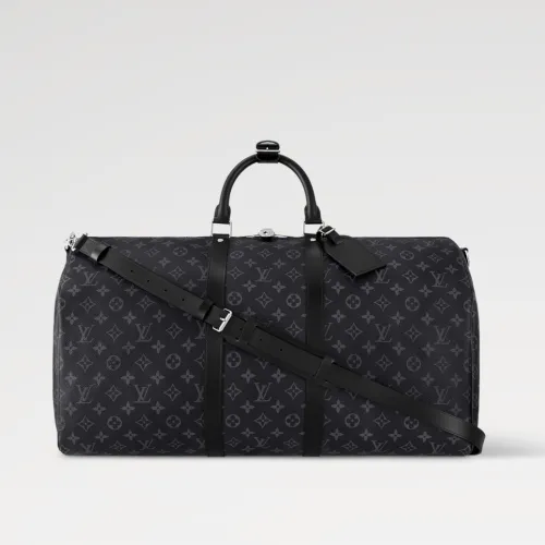 Louis Vuitton Travel bag keepall bandouliere 55 monogram eclipse #B60161