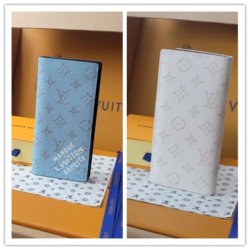 LOUIS VUITTON Brazza Wallet Taigarama - Men Small Leather Goods #B53471