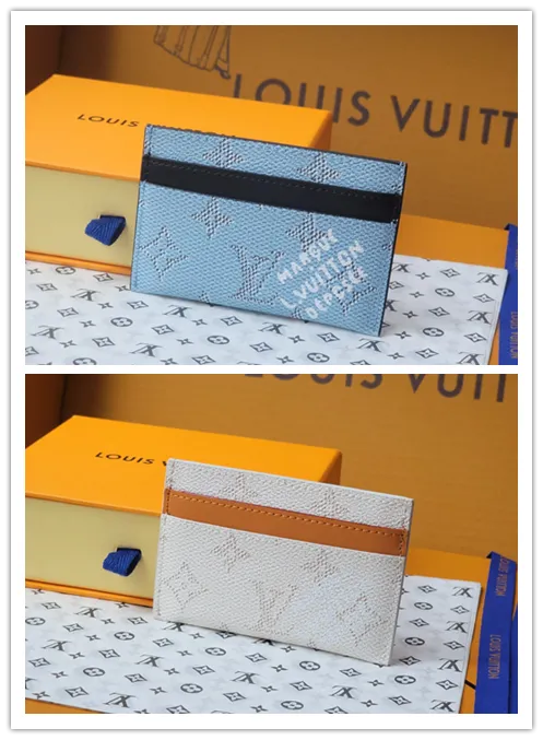 LOUIS VUITTON LV SHW Coin Card Case Chip version #B53468