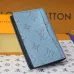 LOUIS VUITTON LV SHW Coin Card Case Chip version White/Blue #B53466