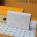 LOUIS VUITTON LV SHW Coin Card Case Chip version White/Blue #B53466