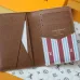 LOUIS VUITTON LV SHW Coin Card Case Chip version White/Blue #B53466