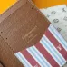 LOUIS VUITTON LV SHW Coin Card Case Chip version White/Blue #B53466