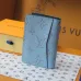 LOUIS VUITTON LV SHW Coin Card Case Chip version White/Blue #B53466