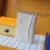 LOUIS VUITTON LV SHW Coin Card Case Chip version White/Blue #B53466