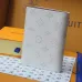 LOUIS VUITTON passport Case Chip version White/Blue #B53470